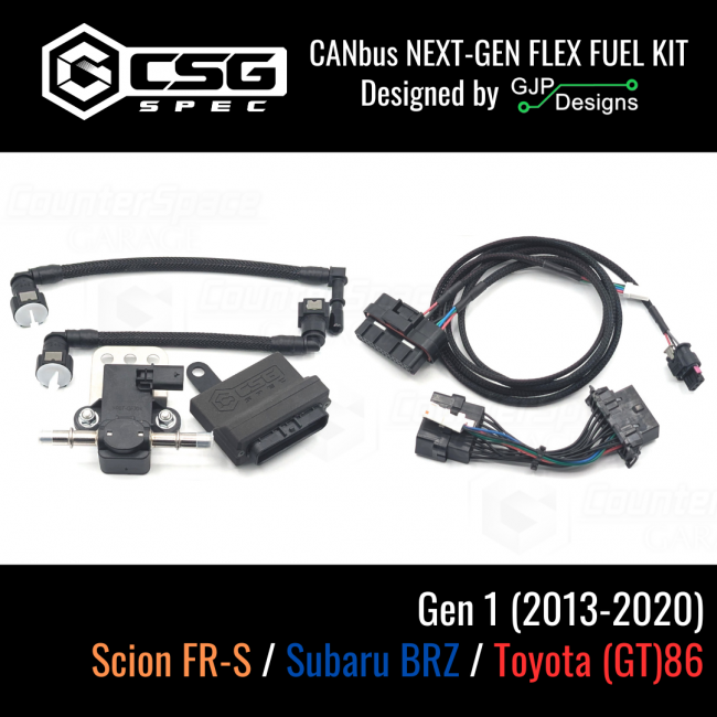 CSG Spec CANBUS Next-Gen Flex Fuel Kit by GJP for FA20 / FA24 (BRZ / FR-S / 86 / GT86 / GR86) - image 2